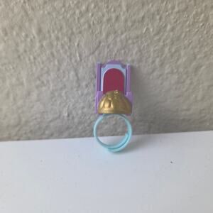 Vintage 1990 Polly Pocket Polly Plays Princess Throne Ring - Ring Only